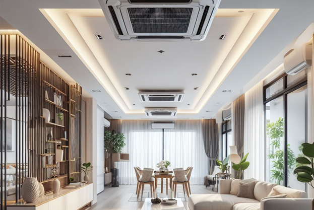 Hide away air conditioner